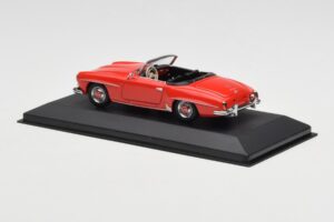 Mercedes 190 SL W121 Roșu Minichamps 1:43 940033131 Metal - imaginea 3 din 4