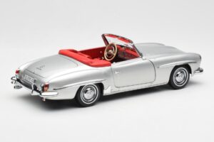 Mercedes 190 SL W121 Argintiu Norev 1:18 B660640604 Metal - imaginea 3 din 8