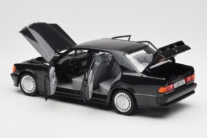 Mercedes 190E 2.3-16 W201 Negru Ediție Dealer Norev 1:18 B66040663 Metal - imaginea 5 din 8
