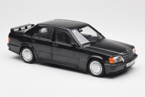 Mercedes 190E 2.3-16 W201 Negru Ediție Dealer Norev 1:18 B66040663 Metal - imaginea 6 din 8