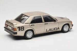 Mercedes 190E 2.3-16 W201 #1 N. Lauda Race of Champions Nurburgring 1984 AUTOart 1:18 88431 Metal - imaginea 3 din 8