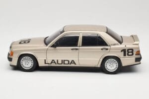 Mercedes 190E 2.3-16 W201 #1 N. Lauda Race of Champions Nurburgring 1984 AUTOart 1:18 88431 Metal - imaginea 4 din 8