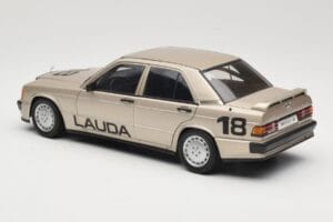 Mercedes 190E 2.3-16 W201 #1 N. Lauda Race of Champions Nurburgring 1984 AUTOart 1:18 88431 Metal - imaginea 7 din 8