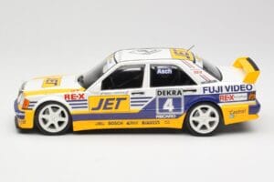 Mercedes 190E 2.5-16 EVO 1 W201 Team MS-Jet #4 R. Asch DTM 1989 Minichamps 1:18 155893604 Metal - imaginea 3 din 6