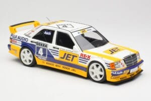 Mercedes 190E 2.5-16 EVO 1 W201 Team MS-Jet #4 R. Asch DTM 1989 Minichamps 1:18 155893604 Metal - imaginea 4 din 6