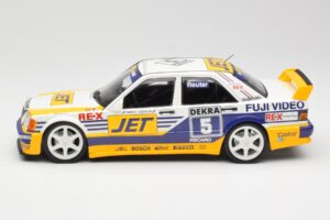 Mercedes 190E 2.5-16 EVO 1 W201 Team MS-Jet #5 M. Reuter DTM 1989 Minichamps 1:18 155893605 Metal - imaginea 3 din 6
