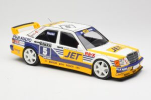 Mercedes 190E 2.5-16 EVO 1 W201 Team MS-Jet #5 M. Reuter DTM 1989 Minichamps 1:18 155893605 Metal - imaginea 4 din 6