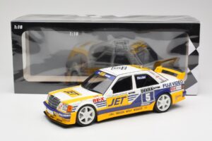 Mercedes 190E 2.5-16 EVO 1 W201 Team MS-Jet #5 M. Reuter DTM 1989 Minichamps 1:18 155893605 Metal - imaginea 6 din 6