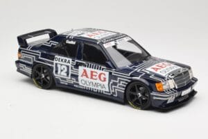 Mercedes 190E 2.5-16 EVO 1 W201 Team Snobeck #12 A. Cudini DTM 1989 Minichamps 1:18 155893612 Metal - imaginea 4 din 6