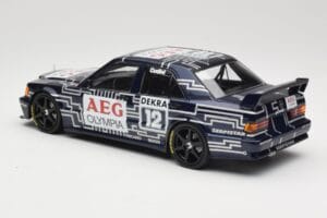 Mercedes 190E 2.5-16 EVO 1 W201 Team Snobeck #12 A. Cudini DTM 1989 Minichamps 1:18 155893612 Metal - imaginea 5 din 6