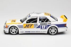 Mercedes 190E 2.5-16 EVO I W201 #17 Team MS-Jet J. van Ommen DTM 1990 Minichamps 1:18 155903617 Metal - imaginea 5 din 6