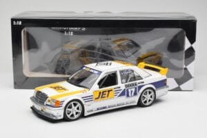 Mercedes 190E 2.5-16 EVO I W201 #17 Team MS-Jet J. van Ommen DTM 1990 Minichamps 1:18 155903617 Metal - imaginea 6 din 6