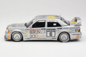Mercedes 190E 2.5-16 EVO II W201 #6 Team AMG Mercedes K. Rosberg DTM 1992 Minichamps 1:18 155923606 Metal - imaginea 5 din 6