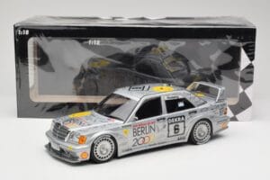 Mercedes 190E 2.5-16 EVO II W201 #6 Team AMG Mercedes K. Rosberg DTM 1992 Minichamps 1:18 155923606 Metal - imaginea 6 din 6