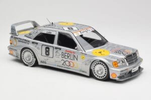 Mercedes 190E 2.5-16 EVO II W201 #8 Zung Fu E. Lohr Guia Race Macau 1992 Minichamps 1:18 155923608 Metal - imaginea 2 din 6