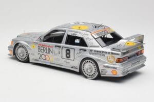 Mercedes 190E 2.5-16 EVO II W201 #8 Zung Fu E. Lohr Guia Race Macau 1992 Minichamps 1:18 155923608 Metal - imaginea 4 din 6