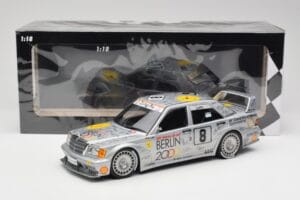 Mercedes 190E 2.5-16 EVO II W201 #8 Zung Fu E. Lohr Guia Race Macau 1992 Minichamps 1:18 155923608 Metal - imaginea 6 din 6