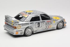Mercedes 190E 2.5-16 EVO II W201 #9 Zung Fu K. Ludwig Guia Race Macau 1992 Minichamps 1:18 155923609 Metal - imaginea 3 din 6