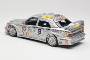 Mercedes 190E 2.5-16 EVO II W201 #9 Zung Fu K. Ludwig Guia Race Macau 1992 Minichamps 1:18 155923609 Metal - imaginea 4 din 6