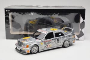 Mercedes 190E 2.5-16 EVO II W201 #9 Zung Fu K. Ludwig Guia Race Macau 1992 Minichamps 1:18 155923609 Metal - imaginea 6 din 6
