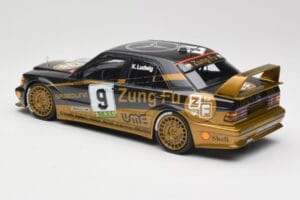 Mercedes 190E 2.5-16 EVO II W201 #9 Zung Fu K. Ludwig Guia Race Macau 1991 Minichamps 1:18 155913609 Metal - imaginea 4 din 6