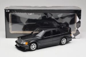 Mercedes 190E W201 2.5-16 EVO 2 Negru Metallic Minichamps 1:18 155036100 Metal - imaginea 6 din 6