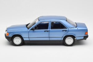 Mercedes 190E W201 Diamond Albastru Ediție Dealer Norev 1:18 B66040661 Metal - imaginea 4 din 8
