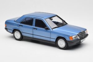 Mercedes 190E W201 Diamond Albastru Ediție Dealer Norev 1:18 B66040661 Metal - imaginea 6 din 8