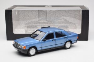Mercedes 190E W201 Diamond Albastru Ediție Dealer Norev 1:18 B66040661 Metal - imaginea 8 din 8