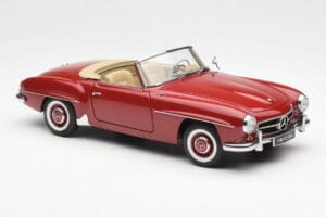 Mercedes 190SL W198 Roșu AUTOart 1:18 76116 Metal - imaginea 6 din 8