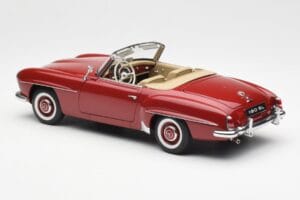Mercedes 190SL W198 Roșu AUTOart 1:18 76116 Metal - imaginea 7 din 8