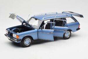 Mercedes 200 S123 T-Model Diamond Albastru Ediție Dealer Norev 1:18 B66040671 Metal - imaginea 2 din 8