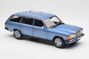 Mercedes 200 S123 T-Model Diamond Albastru Ediție Dealer Norev 1:18 B66040671 Metal - imaginea 6 din 8