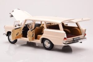 Mercedes 200 Universal W110 Crem Norev 1:18 183709 Metal - imaginea 5 din 8