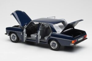Mercedes 200 W114 Midnight Albastru Ediție Dealer Norev 1:18 B66040694 Metal - imaginea 5 din 8