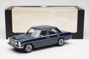 Mercedes 200 W114 Midnight Albastru Ediție Dealer Norev 1:18 B66040694 Metal - imaginea 8 din 8