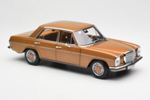 Mercedes 200 W115 Bycane Auriu Ediție Dealer Norev 1:18 B66040665 Metal - imaginea 6 din 8