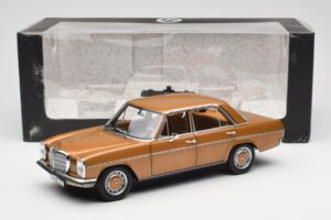 Mercedes 200 W115 Bycane Auriu Ediție Dealer Norev 1:18 B66040665 Metal - imaginea 8 din 8