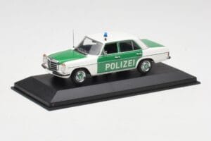 Mercedes 200 W115 Poliție Minichamps 1:43 400034090 Metal - imaginea 2 din 4