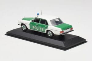 Mercedes 200 W115 Poliție Minichamps 1:43 400034090 Metal - imaginea 3 din 4