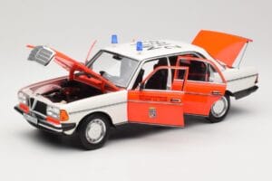 Mercedes 200 W123 Ambulanță Alb Norev 1:18 183834 Metal - imaginea 2 din 8