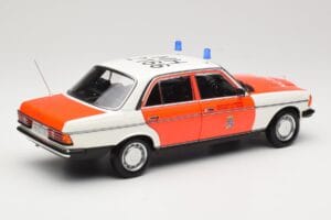 Mercedes 200 W123 Ambulanță Alb Norev 1:18 183834 Metal - imaginea 5 din 8