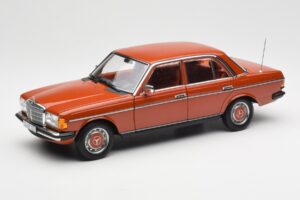 Mercedes 200 W123 English Roșu Ediție Dealer Norev 1:18 B66040653 Metal