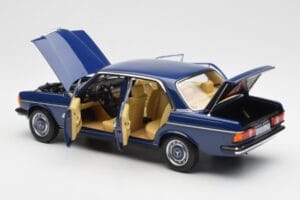 Mercedes 200 W123 Surf Albastru Norev 1:18 183710 Metal - imaginea 5 din 8
