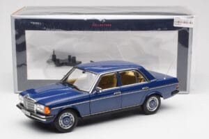 Mercedes 200 W123 Surf Albastru Norev 1:18 183710 Metal - imaginea 8 din 8