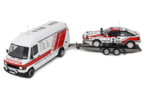 Mercedes 208D + Toyota Celica ST165 Gr.A RAC Safari 1990 Otto 1:18 OT480 Rășină - imaginea 4 din 4