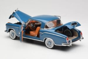 Mercedes 220 SE W128 Albastru Sun Star 1:18 3561 Metal - imaginea 5 din 8