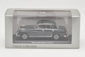 Mercedes 220S W180 Gri Deschis Minichamps 1:43 B66040534 Metal - imaginea 4 din 4