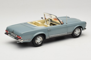 Mercedes 230 SL W113 Horizon Blue Norev 1:18 183992 Metal - imaginea 3 din 9