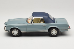 Mercedes 230 SL W113 Horizon Blue Norev 1:18 183992 Metal - imaginea 5 din 9